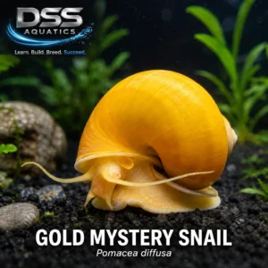 10 Live Gold Mystery Snails | DSS Aquatics