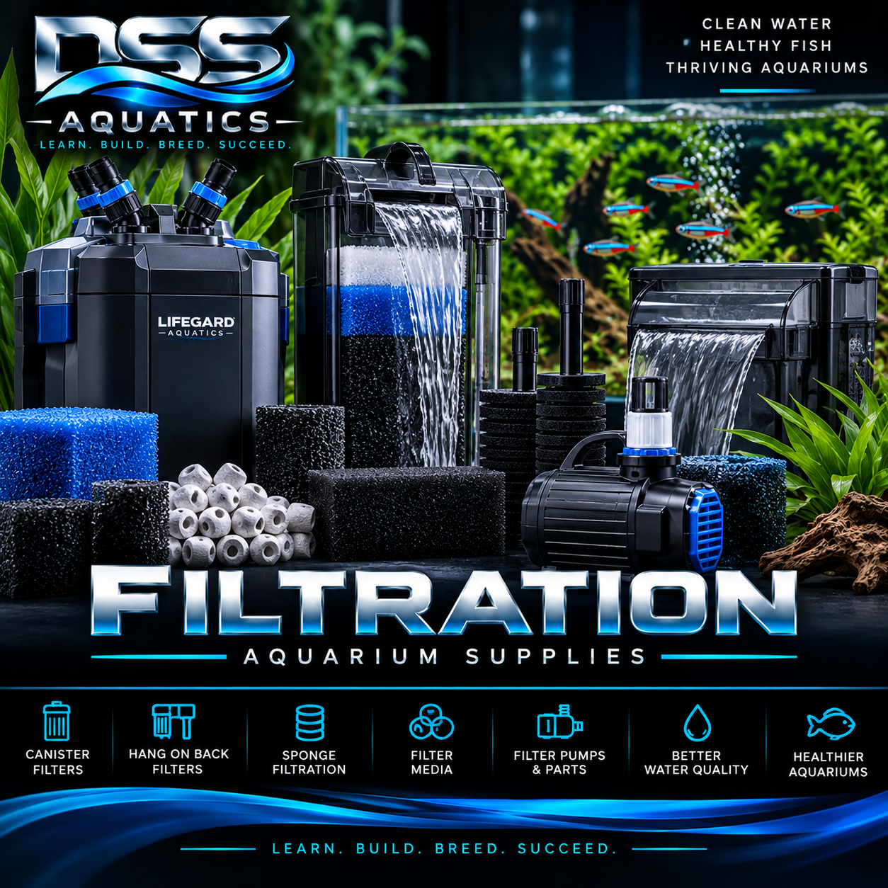 Aquarium filtration equipment
