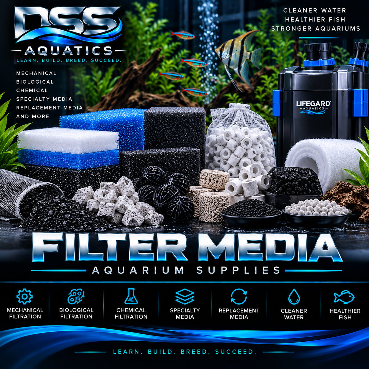 Aquarium filter media