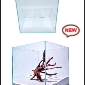 Lifegard 2 Gallon Nano Cube Low Iron Ultra Clear Glass Aquarium
