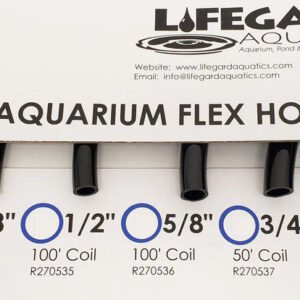 Lifegard 3/4 Inch ID Black Flexible Tubing - 10 ft Coil